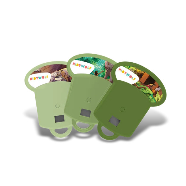 Kidywolf Jungle Book Verhalen Uitbreiding voor Kidyslide Projector KIDYSTORIES-JB