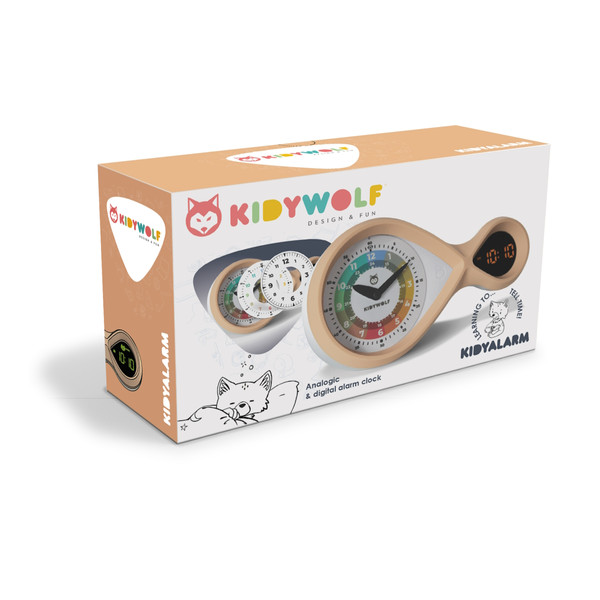 Kidywolf Kidyalarm Bruin Kinderwekker