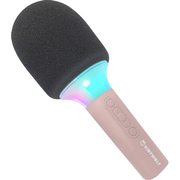 Kidywolf Kidymic Pink Bluetooth LED Microfoon KIDYMIC-PI