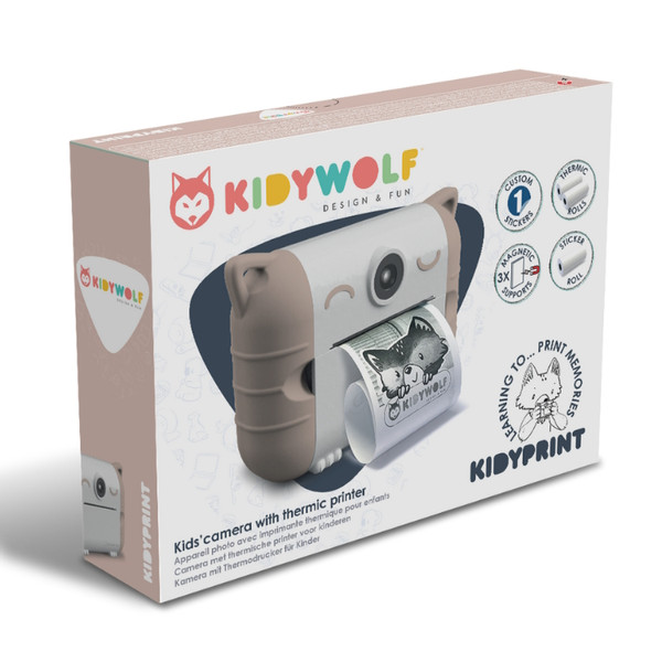 Kidywolf Kidyprint Peach Kinder Camera KIDYPRINT-PE
