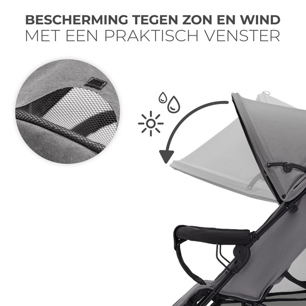 Kinderkraft Tik Stone Grey Buggy KSTIK000GRY0000