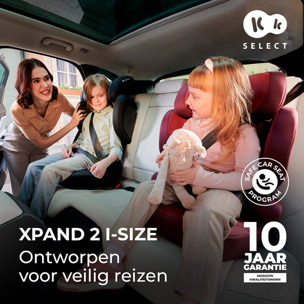 Kinderkraft Xpand 2 Graphite Black 100-150 cm i-Size Autostoel KCXPAN02BLK0000