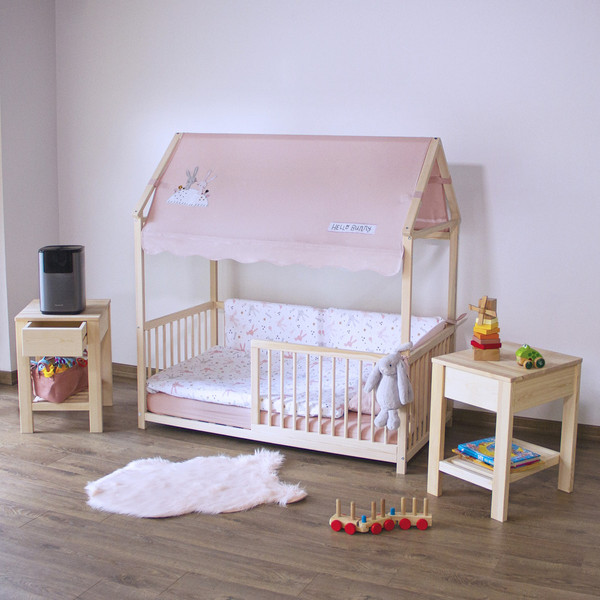 Kukka 70 x 140 cm Montessori Houten Activiteiten Huisbed KMB311