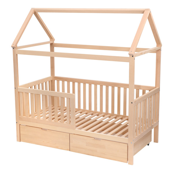 Kukka 80 x 160 cm Montessori Houten Activiteiten Huisbed KMB312