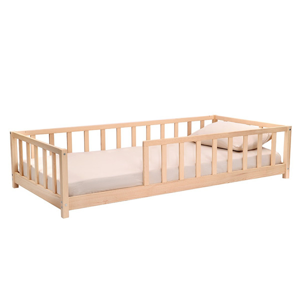 Kukka 80 x 160 cm Naturel Houten Vloerbed KFB610