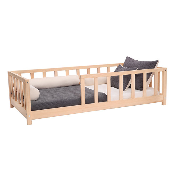 Kukka 80 x 160 cm Naturel Houten Vloerbed KFB610