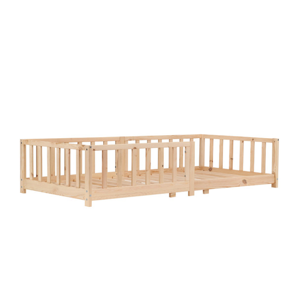Kukka 90 x 190/200 cm Naturel Houten Vloerbed