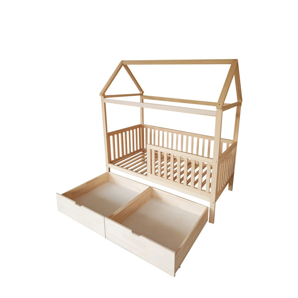 Kukka Dubbele Lade voor 80 x 160 cm Houten Huisbed KMB312D