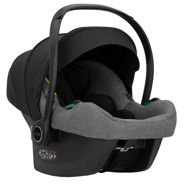 Kunert Booster Black Graphite Tandem Duowagen met 2 Autostoelen