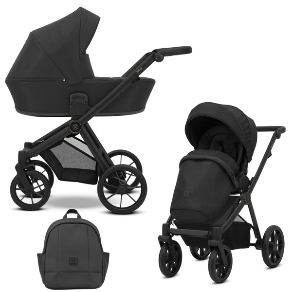 Kunert Brav Black 2-in-1 Kinderwagen BR-01