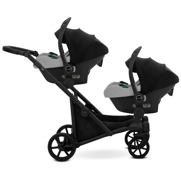 Kunert Brav Black Tandem Duowagen Incl. 2 Autostoelen