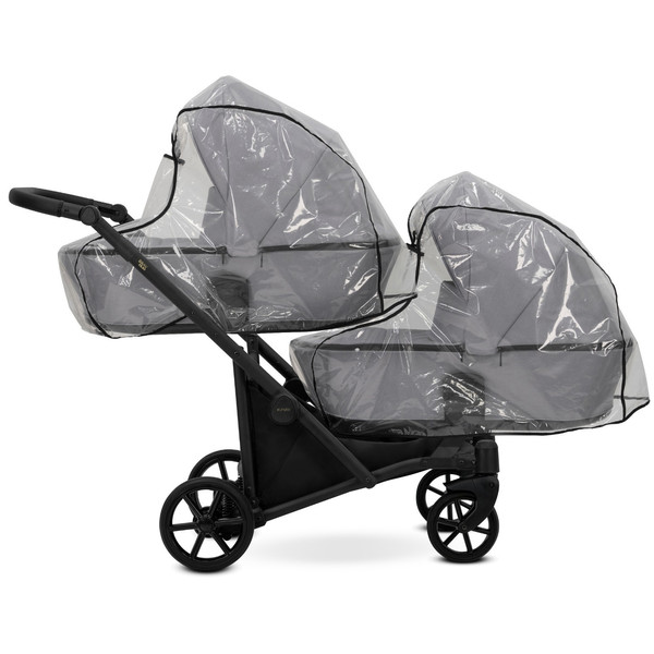 Kunert Brav Black Tandem Duowagen Incl. 2 Autostoelen
