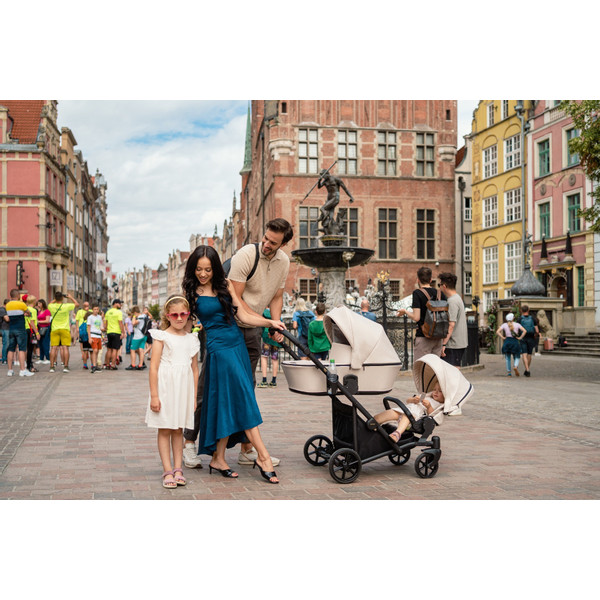 Kunert Brav Cream Tandem Duowagen Incl. 2 Autostoelen