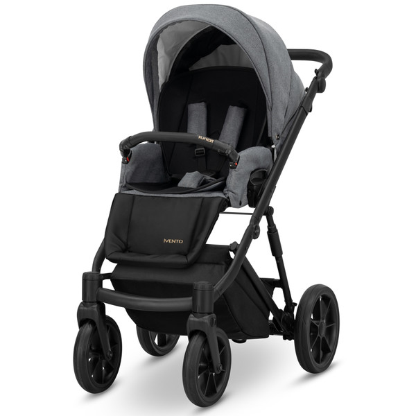 Kunert Ivento Black Deep Graphite 2-in-1 Kinderwagen IVE-09-BLACK