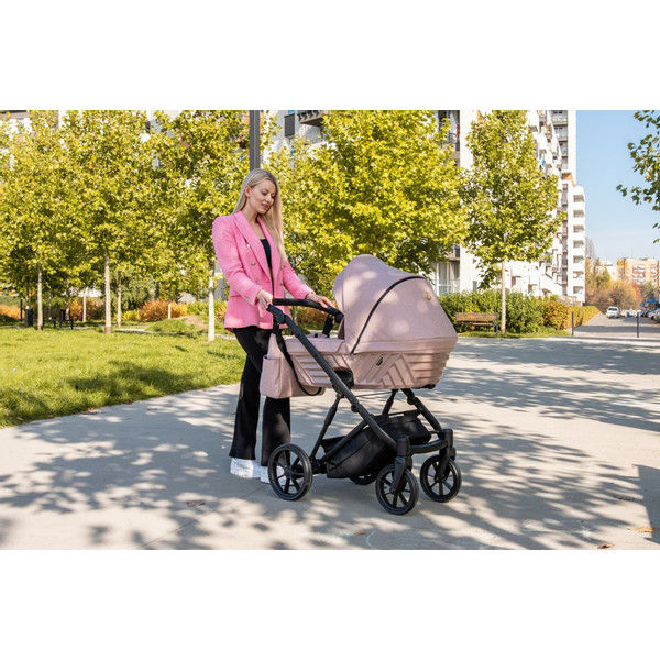 Kunert Ivento Black Smoky Pink 2-in-1 Kinderwagen IVE-11-BLACK