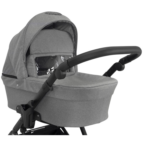 Kunert Lazzio Black Eco-Leather 2-in-1 Kinderwagen LAZ-11-BLACK