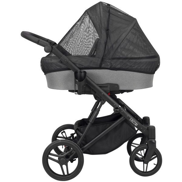 Kunert Lazzio Black Eco-Leather 2-in-1 Kinderwagen LAZ-11-BLACK