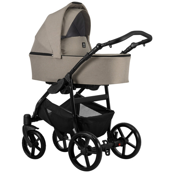 Kunert Mata Black Mocca 2-in-1 Combi Kinderwagen MATA-02-BLACK