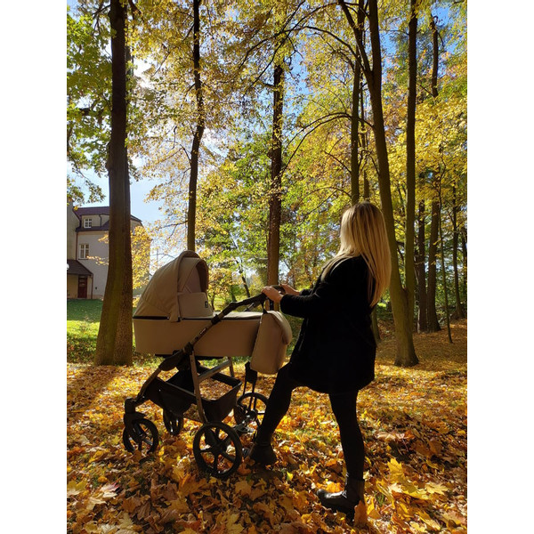 Kunert Mata Gold Black 2-in-1 Combi Kinderwagen MATA-10-GOLD