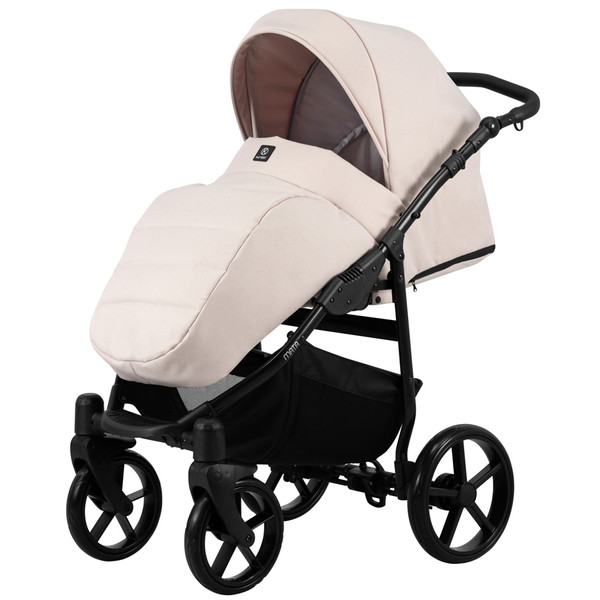 Kunert Mata Black Pink 2-in-1 Combi Kinderwagen MATA-06-BLACK