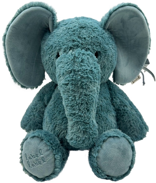 Label Label Elephant Elly Blauw 34 cm Knuffel LLPL-03901