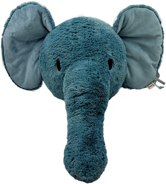 Label Label Elephant Elly Blauw Muurdecoratie LLPL-03918