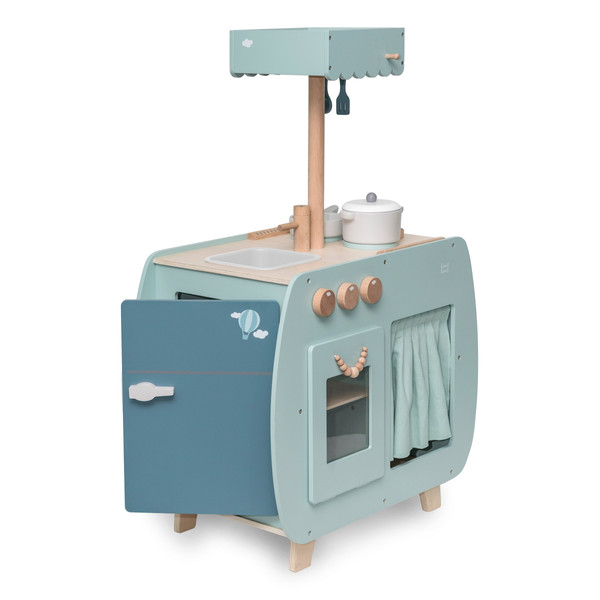 Label Label Groen Houten Bistro Keuken LLWT-34758