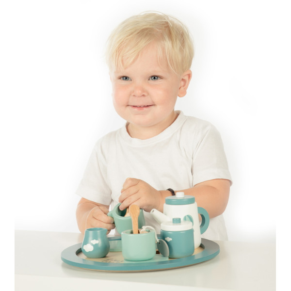 Label Label Groen Houten Theeservies Set LLWT-24814