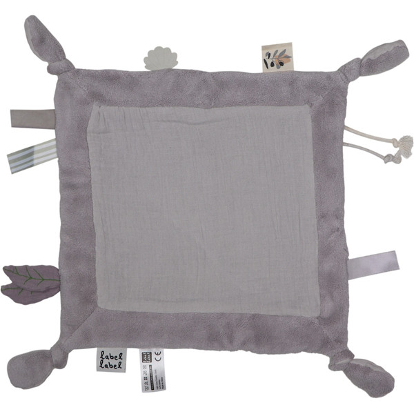 Label Label Lichtgrijs Knuffeldoekje LLPL-02669