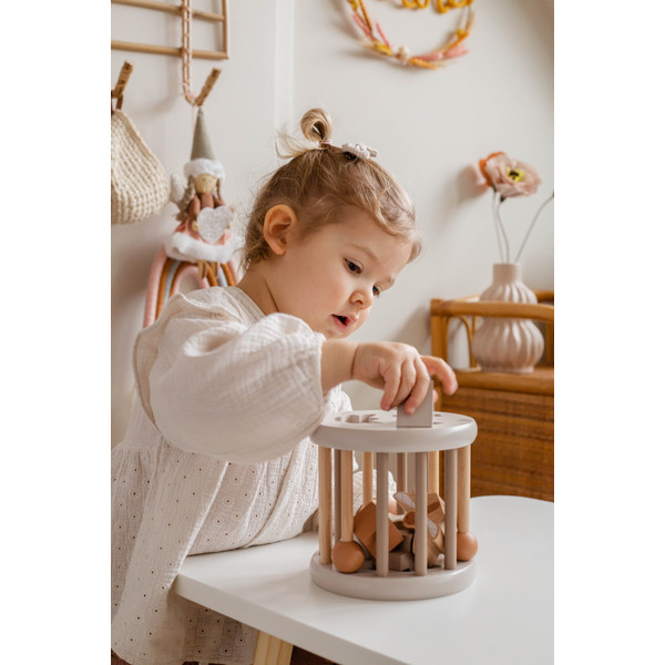 Label Label Nougat Houten Rollende Vormenstoof LLWT-37148