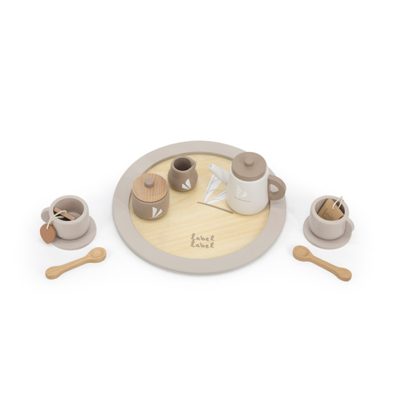 Label Label Nougat Houten Theeservies Set LLWT-37117
