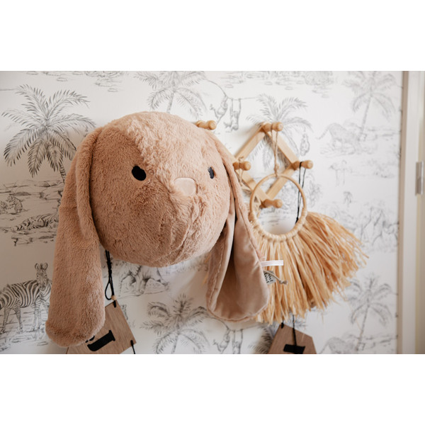 Label Label Rabbit Rosa Ivory Muurdecoratie LLPL-04311