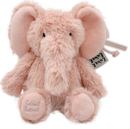 Label Label Elephant Elly Roze 15 cm Knuffel LLPL-03840