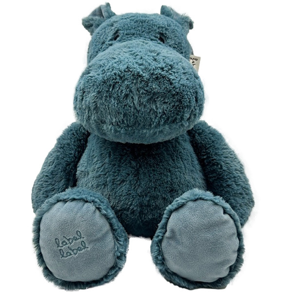 Label Label Hippo Harvey Blauw 34 cm Knuffel LLPL-04069
