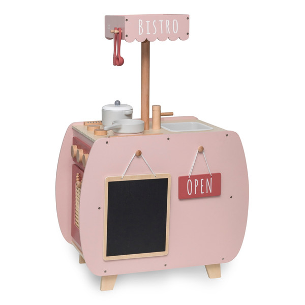Label Label Roze Houten Bistro Keuken LLWT-34741