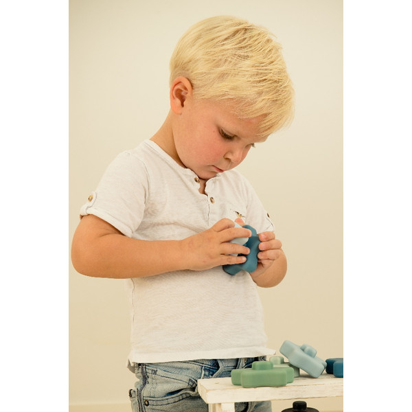 Label Label Zwart/Wit Silicone Stapeltoren LLST-15379