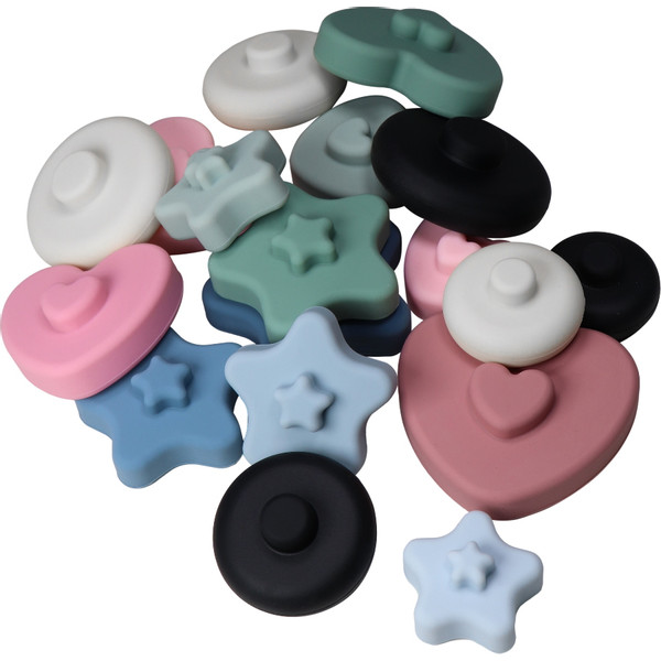 Label Label Zwart/Wit Silicone Stapeltoren LLST-15379