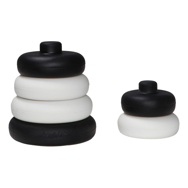 Label Label Zwart/Wit Silicone Stapeltoren LLST-15379