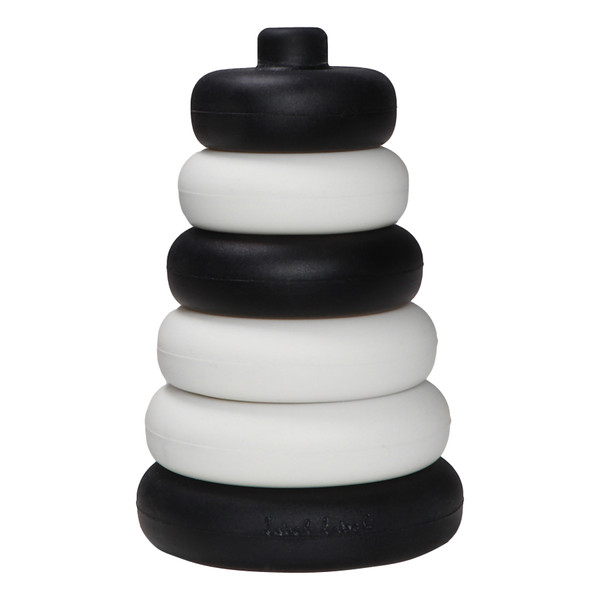 Label Label Zwart/Wit Silicone Stapeltoren LLST-15379
