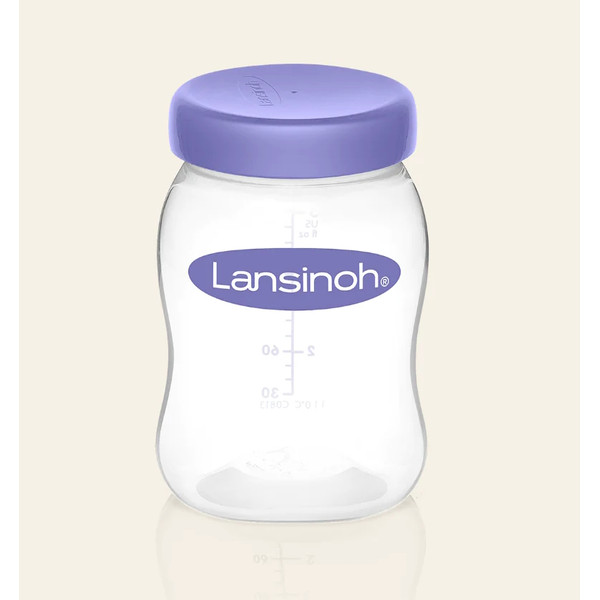 Lansinoh 4 x 160 ml Natural Wave Bewaarflesjes voor Moedermelk 20517