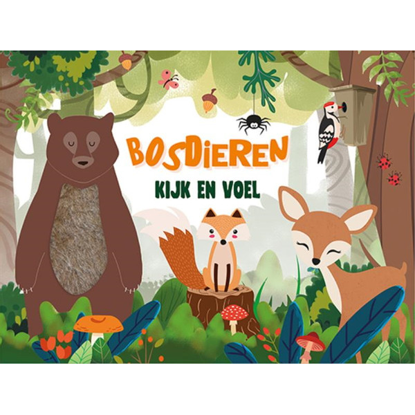 Lantaarn Bosdieren Kijk- en Voelboek