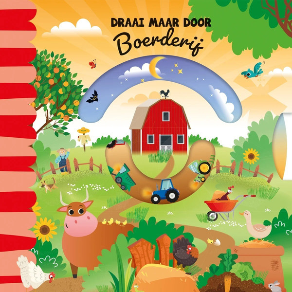 Lantaarn Draai Maar Door Boerderij Interactief Kinderboek