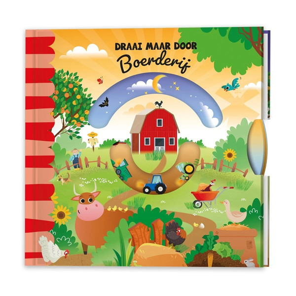 Lantaarn Draai Maar Door Boerderij Interactief Kinderboek