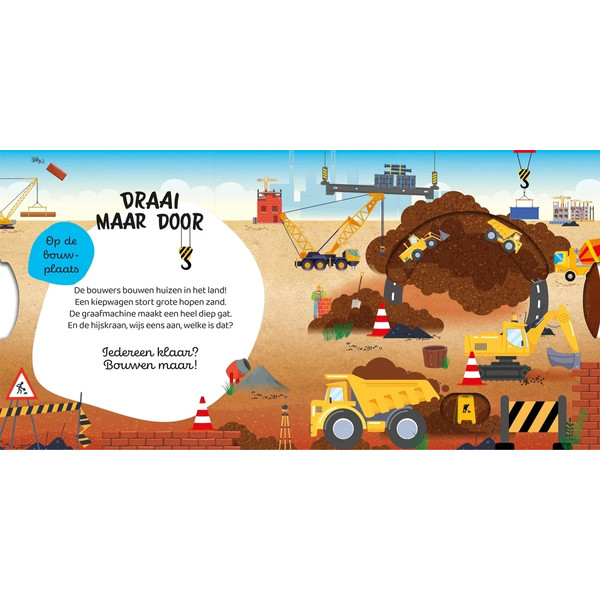 Lantaarn Draai Maar Door Voertuigen en Machines Interactief Kinderboek