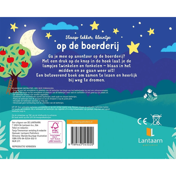 Lantaarn Slaap Lekker Kleintje Op De Boerderij Kinderboek