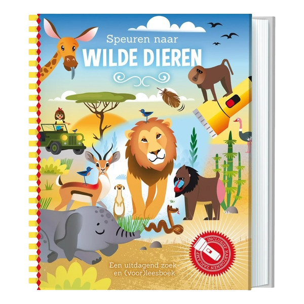 Lantaarn Speuren Naar Wilde Dieren Zoekboek