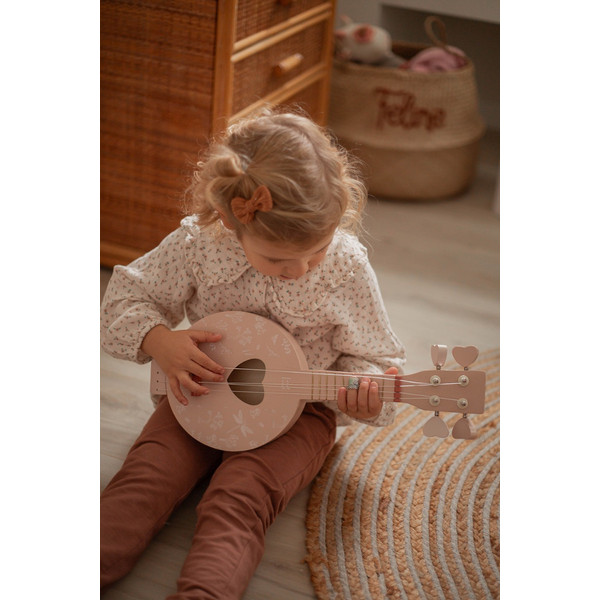 Label Label Roze Houten Banjo LLWT-04328