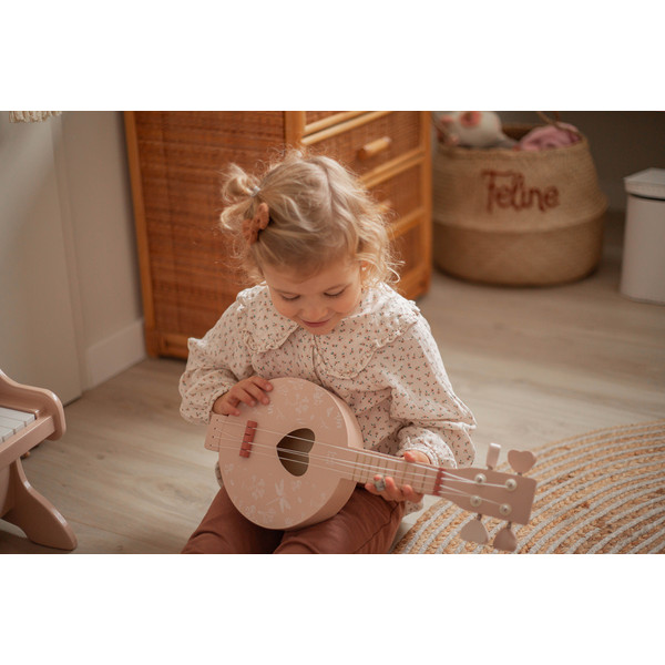 Label Label Roze Houten Banjo LLWT-04328
