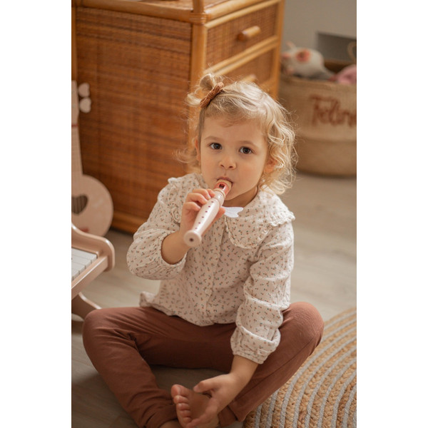 Label Label Roze Houten Fluit LLWT-04342