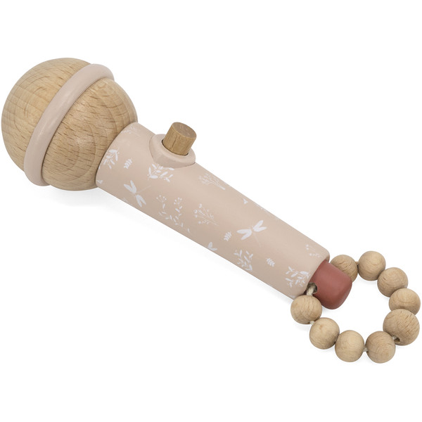Label Label Roze Houten Microfoon LLWT-04366